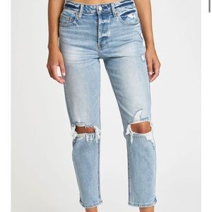 Brand New Daze The Original High Rose Mom Jean Size 25